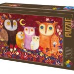 Παζλ Πίνακες – Owls 1 – Andrea Kurti 1000 κομμάτια D-Toys 73747OW01