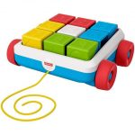 Fisher-Price Συρόμενο Βαγονάκι Με Τουβλάκια Blocks GJW10