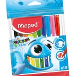 Maped Μαρκαδόροι Color Peps Ocean Σε Πλαστική Θήκη Συσκευασία 12 Τεμαχίων