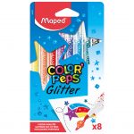 Maped Μαρκαδόροι με Glitter 8 Τεμάχια