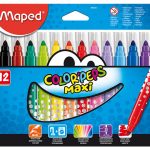 Μαρκαδόροι Color' Peps Maxi X12- Νέο- Σε Χάρτινη Συσκευασία