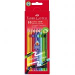 Faber-Castell Ξυλομπογιές Grip Με Γόμα 10τμχ
