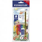 Ξυλομπογίες Staedler 12Τεμ ΜΕ ΔΩΡΟ ΜΟΛΥΒΙ 144NC 04-04-0392