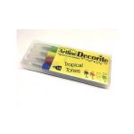 ΣΕΤ ΜΑΡΚΑΔΟΡΩΝ ΔΙΑΚΟΣΜΗΣΗΣ ARTLINE 4 ΤΕΜΑΧΙΑ TROPICAL TONES