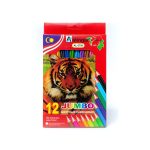 Χρωματιστά μολύβια Alingar "Tiger", 12 χρώματα
