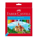 Faber-Castell Ξυλομπογιές Κάστρο Σετ 24Χρώματα 120124