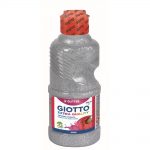 Τέμπερα Giotto Glitter 250ml Ασημί