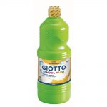 Τέμπερα Giotto School Paint 1000ml Πράσινο Ανοιχτό (Cinnabar)