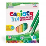 CARIOCA Tita Erasable Ξυλομπογιές 24 Χρωμάτων 42938