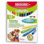 Μαρκαδόροι 12τεμ. Washable Fibracolor
