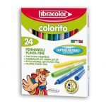 FIBRACOLOR Μαρκαδόροι Colorito 24Χρ 10-10-0042