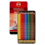 Koh-I-Noor: Mondeluz: Χρωματιστά μολύβια Aquarell 3722: Σετ 12