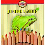 Koh-I-Noor 2172 Jumbo Colourful μολύβια - διάφορα χρώματα (πακέτο 12)