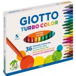 Μαρκαδόροι Giotto Turbo Color 36 Χρωμάτων. 418000