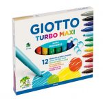 Μαρκαδόροι Giotto Turbo Μαχι 12 Χρωμάτων. 454000