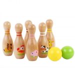 Ξύλινο bowling φάρμα jumini 61166