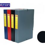 Κουτί λάστιχο Metron 25x35x5cm μαύρο