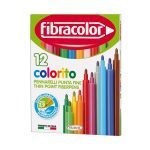 Μαρκαδόροι FIBRA Ψιλής Γραφής Colorito 2.9μμ 12χρωμ. 539sw12s