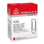 Συνδετήρες Romaclip N.4 100τεμ.