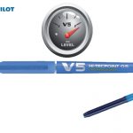 PILOT ΣΤΥΛΟ ΜΑΡΚΑΔΟΡΟΣ ΜΕ ΑΜΠΟΥΛΑ V-5 0.5mm BEGREEN ΜΠΛΕ