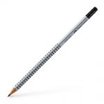 Μολύβι Faber Castell Grip με γόμα 2001 grey HB 117200