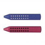 Γόμα Faber Castell 187101 Grip φούξια/μπλε