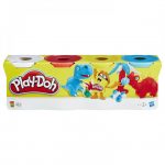 Hasbro Play-Doh Classic Color 4 Βαζάκια - 3 Σχέδια B5517 / C0396