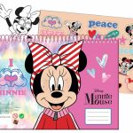 Μπλοκ Ζωγραφικής Gim Minnie 23x33cm 40 Φύλλα με Stickers