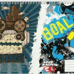BMU μπλοκ ζωγραφικής α4 σπιράλ 30φ. No Fear video game-football 347-86417