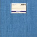 Τετράδιο Καρφίτσα. Linen 50φ Μπλε