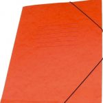 Premium Ντοσιέ Prespan Με Λάστιχο 25χ35cm Πορτοκαλί
