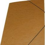 Premium Ντοσιέ Prespan Με Λάστιχο 25χ35cm Καφέ Απλό