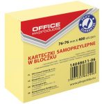 Office Κύβος Sticky Notes Pastel Κίτρινο 76x76mm 400pcs 14048611-06