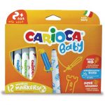 Μαρκαδόροι Carioca Baby 12/Jumbo 42814
