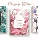 Τετράδιο Σπιράλ 21χ29 2θ 70φ Flowers 0868 01.31.245