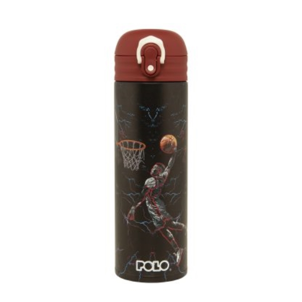 5201927130145 THermos Polo Stainless Steel Junior 500Ml Basketball 949005 8282