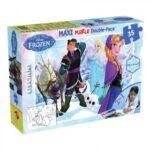 Lisciani Παζλ Maxi Double Face Frozen Playing on the Ice 35τεμ.