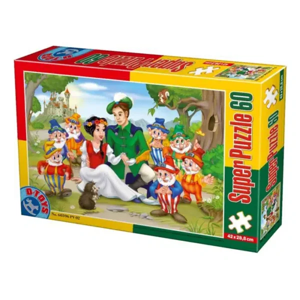 Puzzle Kids 60 τεμάχια – Παραμύθι – Χιονάτη