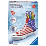 puzzle sneaker american flag 3d ravensburger 108 kommatia normal