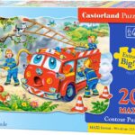 Παζλ Castorland 20 XXL κομμάτια Πυροσβέστες σώζουν γατάκι