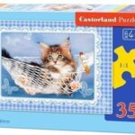 Παζλ Castorland Lazy Kitten 35τμχ