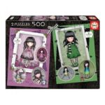 Παζλ Gorjuss 2x500τεμ. London Sugar and Spice + The Scarf 17687 Santoro
