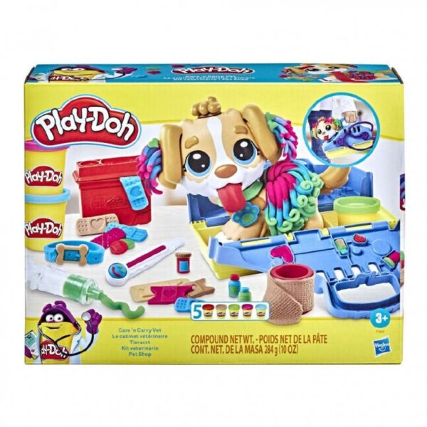 play doh care n carry vet set f3639