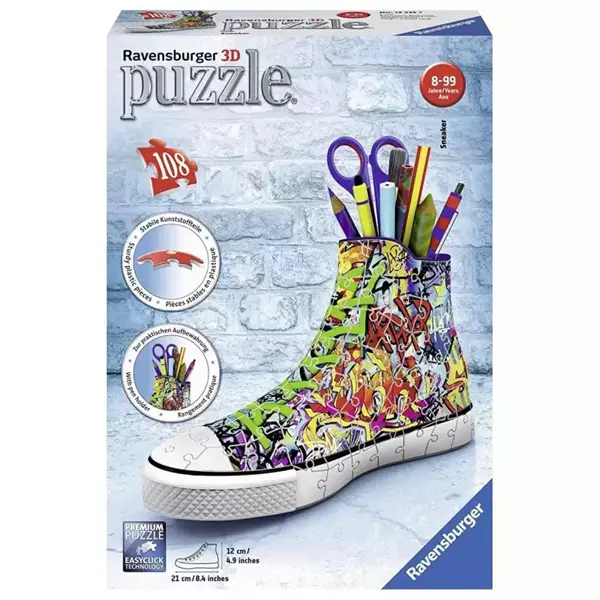 4005556125357 Ravensburger Παζλ 3D 108Τμχ Girly Σταράκι Graffiti 12535