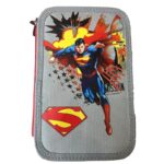 κασετίνα γεμάτη διπλή superman