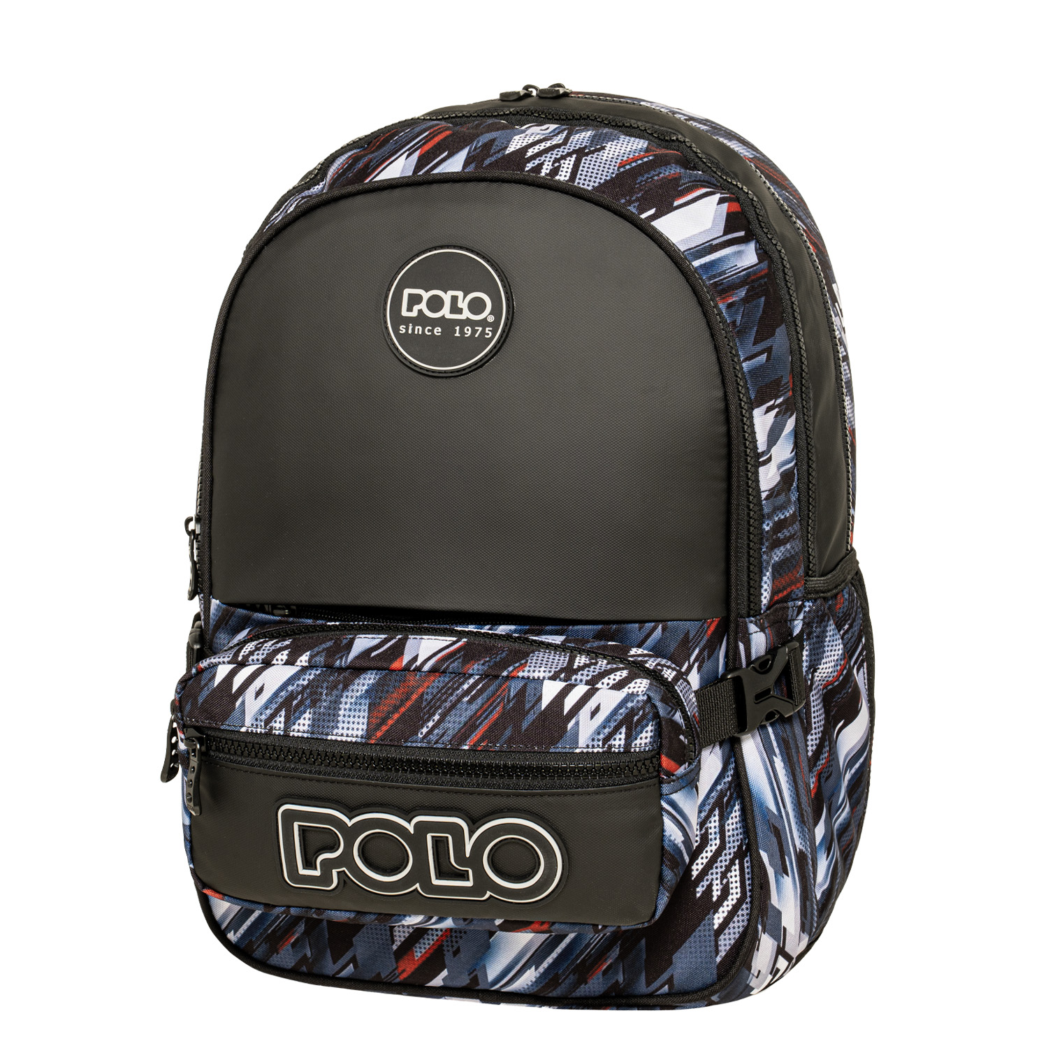 POLO σακίδιο zippy blue lines 901080 8444