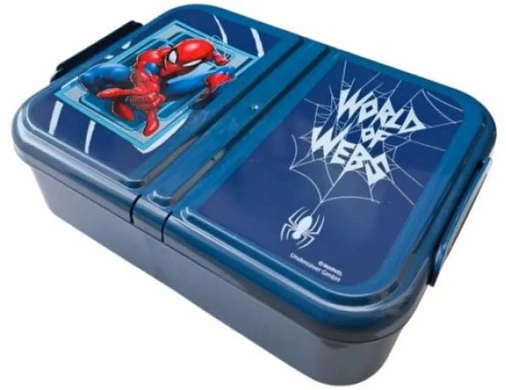 5204549167841 Δοχείο Φαγητού 3 Χώρων Spiderman 557-00262 GIM - Image 1