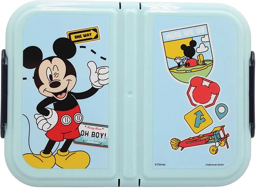 5204549180833 Δοχείο Φαγητού 3 Χώρων Mickey 553-18262 GIM - Image 1