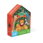 50-piece puzzle flat house zoo