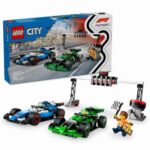 σετ τουβλάκια lego® city - f1® grid with vcarb & sauber race cars (60474) 313 κομμάτια για ηλικίες 6+